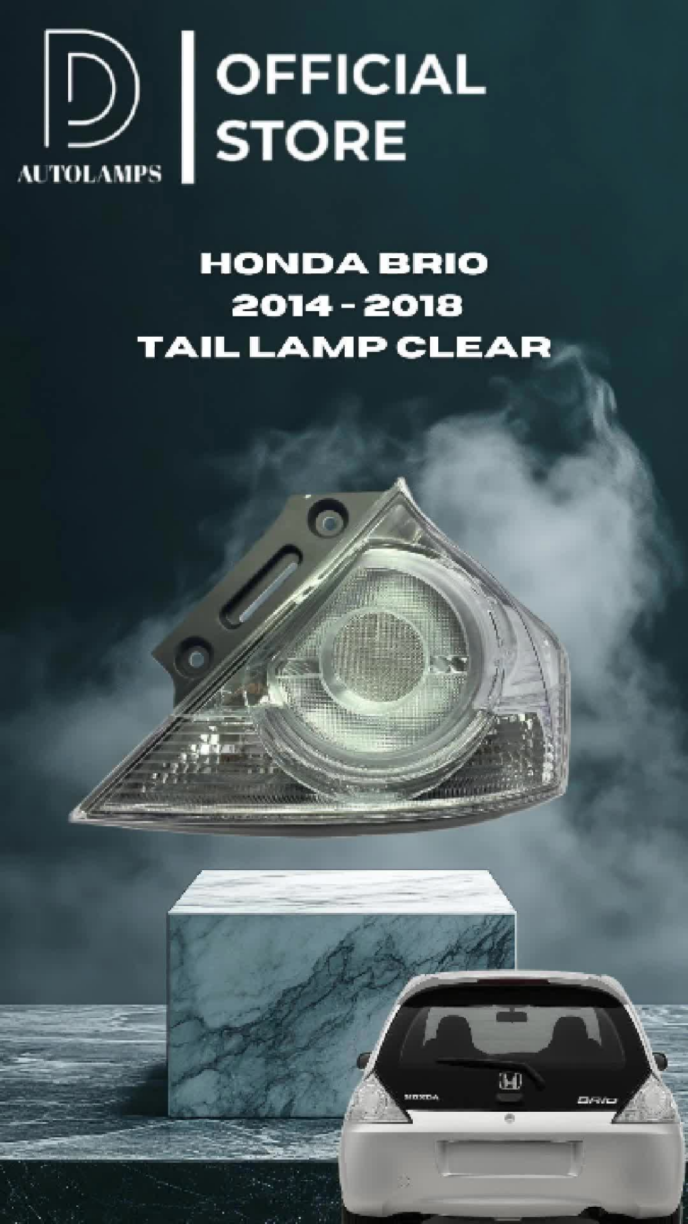 Stop Lamp Variant Clear untuk Brio 2014-2018