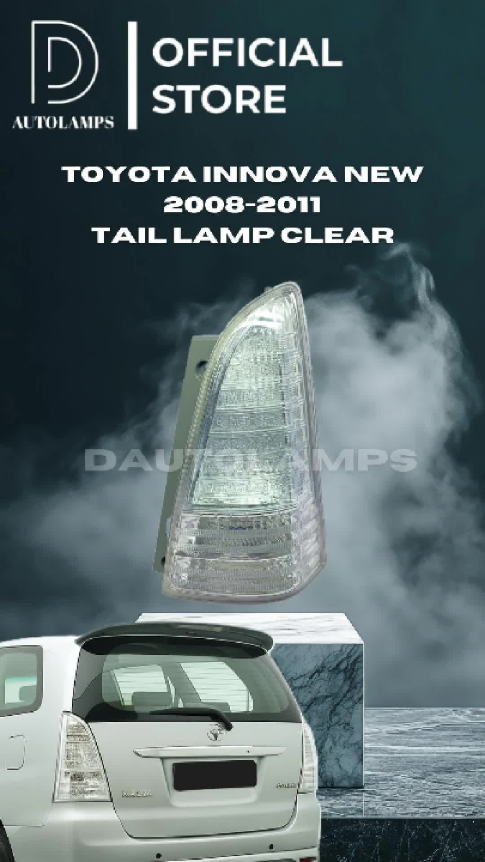 Stop Lamp Variant Clear untuk Toyota Innova New 2008-2011